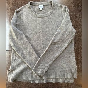 Old navy large crewneck beige sweater